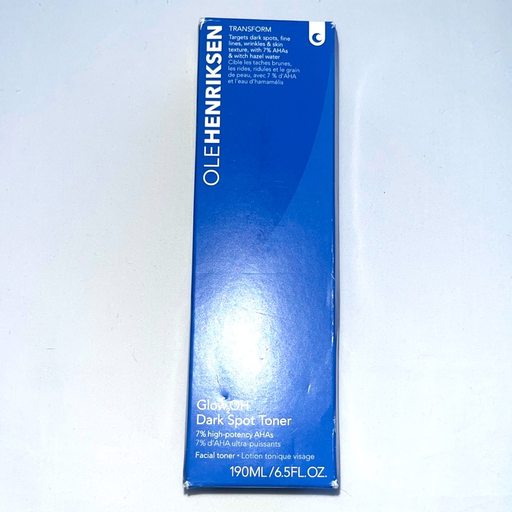 Ole henriksen glow2OH dark spot toner new and unopened